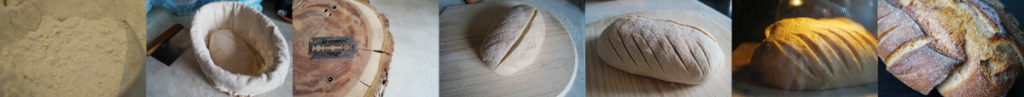 Этапы выпечки хлеба на закваске