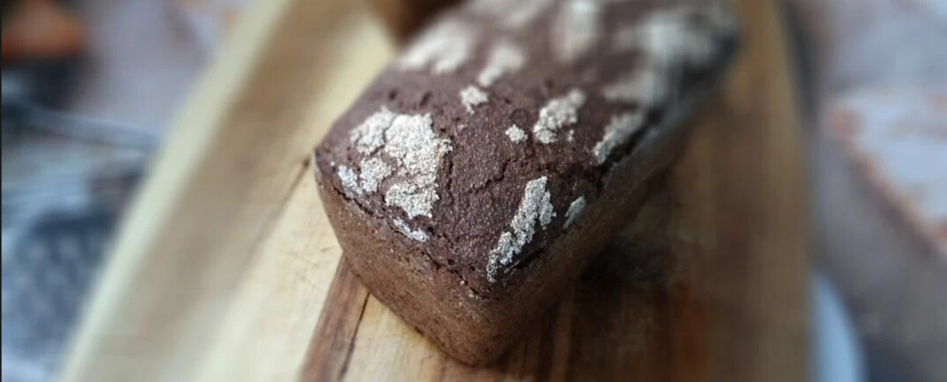 Ржаной формовой хлеба на закваске